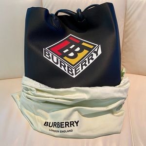 New Burberry Leather Tote